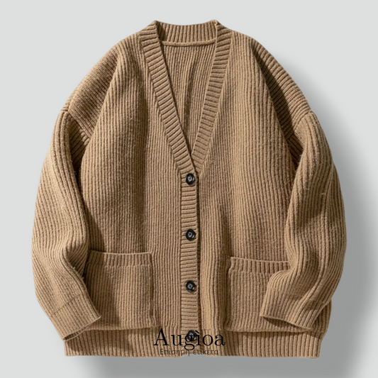 Faemoi Cardigan in Khaki