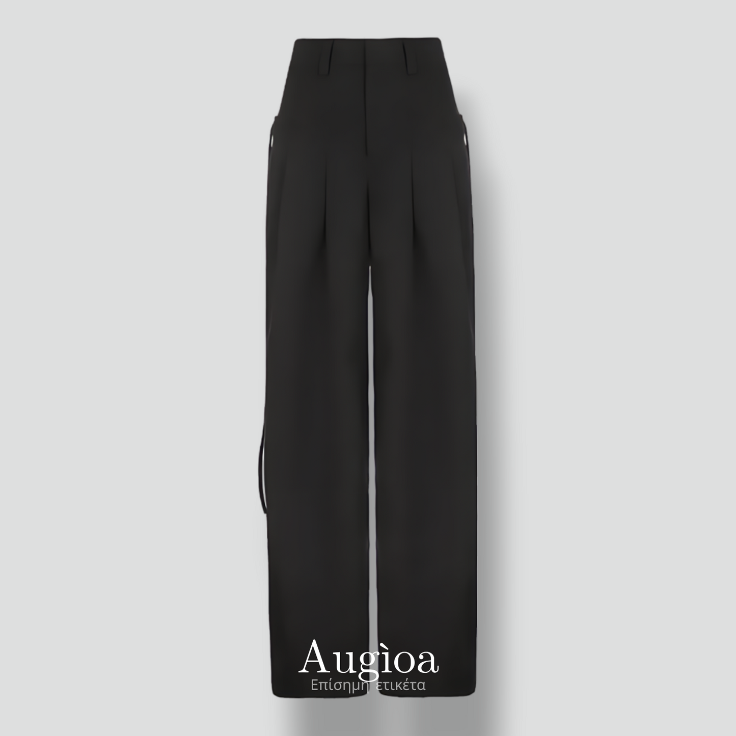 Savd'une Loose Straight Pants in Black